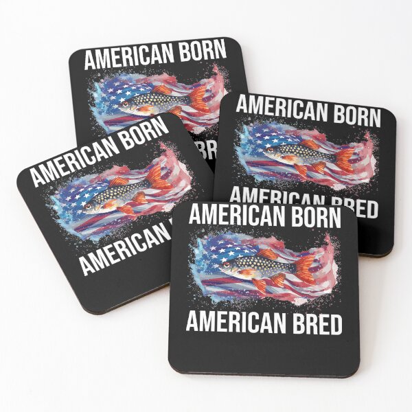 Item preview, American Born American Bred Funny Aquarium Fish designed and sold by alanxgoldberger.