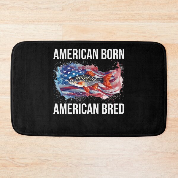 Item preview, American Born American Bred Funny Aquarium Fish designed and sold by alanxgoldberger.