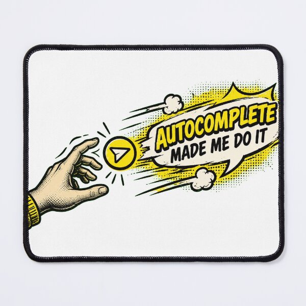Item preview, Autocomplete Made Me Do It Shirt | Funny Texting Humor Graphic Tee designed and sold by RokomariFabric.