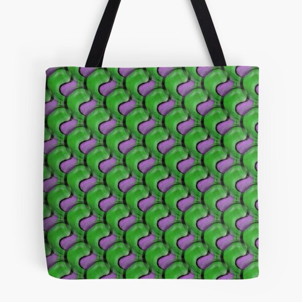 Item preview, Retro Colorful Abstract Pattern in Green and Mauve designed and sold by Artistestella.