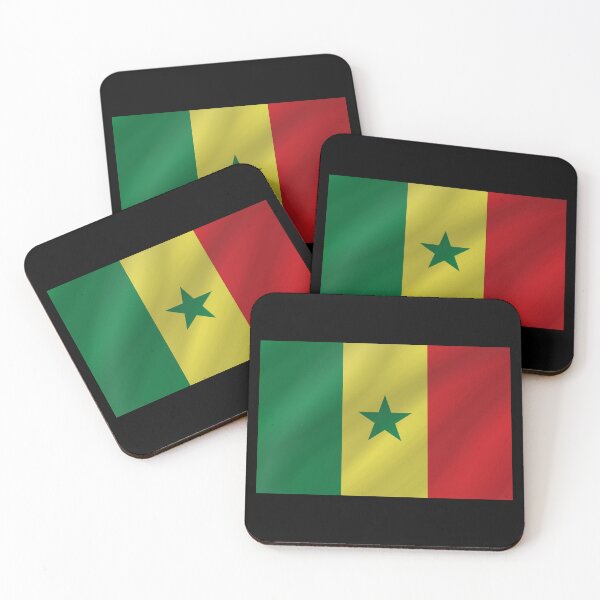 Item preview, Senegalese Waving Flag Heritage Collection for Fans designed and sold by YAZ.