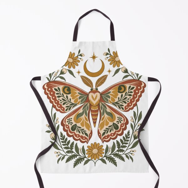 Item preview, Celestial Botanical Moth – Vintage Floral Cottagecore Art designed and sold by Pixel & Ponder.