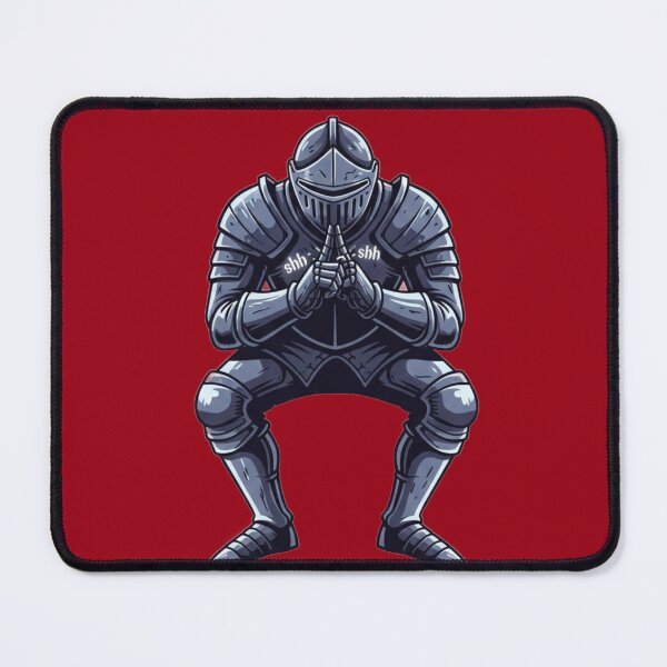 Item preview, Shhh Keep Quiet Knight Sign designed and sold by randomlyours.
