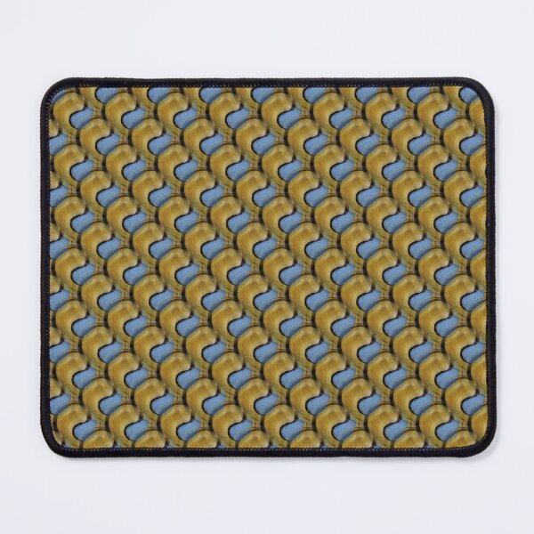 Item preview, Retro Colorful Abstract Pattern in Yellow and Blue designed and sold by Artistestella.