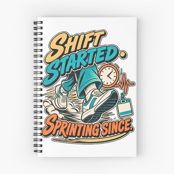 Item preview, ER Nurse Shift Started Sprinting Since designed and sold by EvergreenPark - Tee Studio.