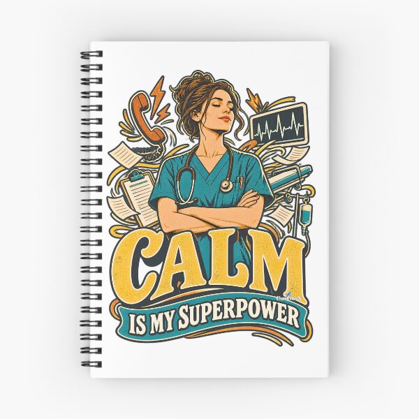 Item preview, ER Nurse Calm Is My Superpower designed and sold by EvergreenPark - Tee Studio.