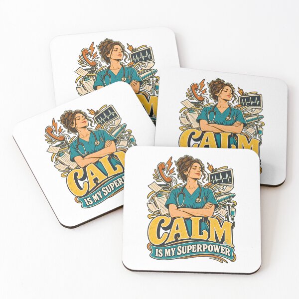 Item preview, ER Nurse Calm Is My Superpower designed and sold by EvergreenPark - Tee Studio.
