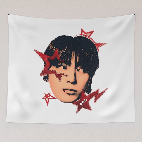 Item preview, Bts Jungkook Arirang Tour Red Stars Graphic designed and sold by 0Legacy0.