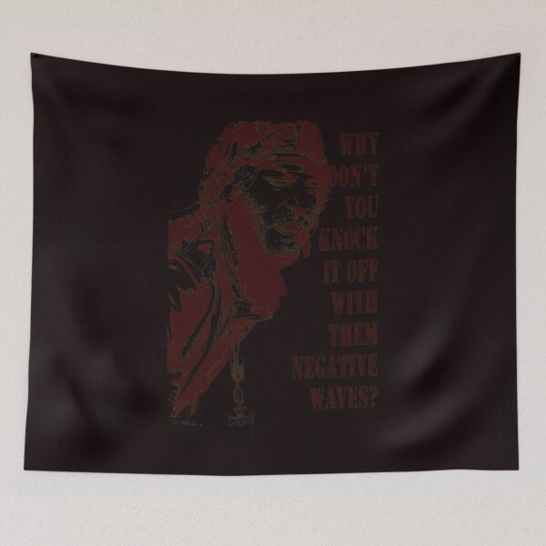 Item preview, Knock It Off With Them Negative Waves Portrait designed and sold by FosterSheila81.