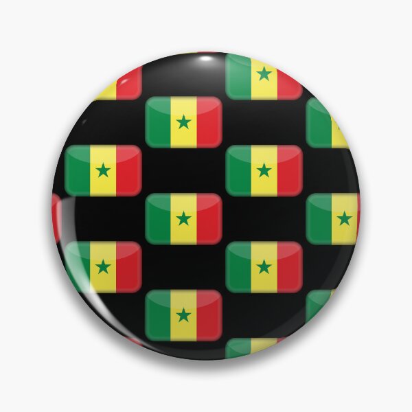 Item preview, Senegalese 3D Flag Cultural Identity & Expat Style designed and sold by YAZ.