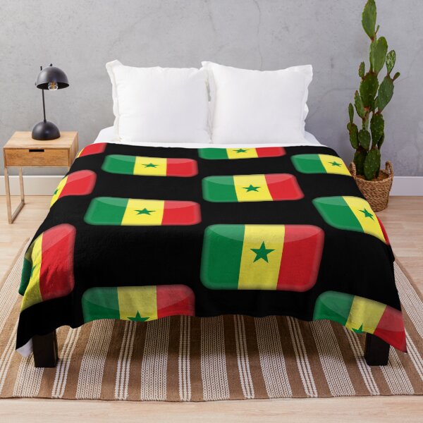 Item preview, Senegalese 3D Flag Cultural Identity & Expat Style designed and sold by YAZ.