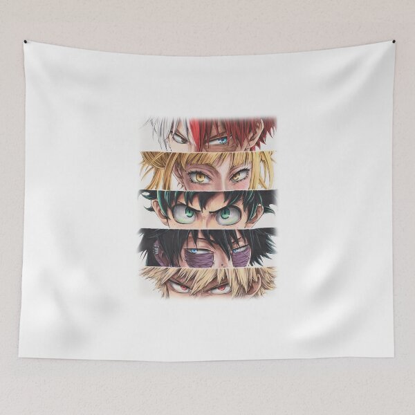 Item preview, My Hero Academia Eyes Collage Anime Hero Art designed and sold by emangimut.