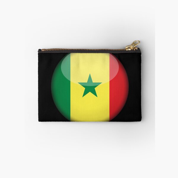Item preview, Senegalese 3D Round Flag Statement Art for Supporters designed and sold by YAZ.