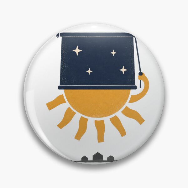 Item preview, The Sun Closes Early - Surreal Winter Screenprint designed and sold by Fawn Crafts.