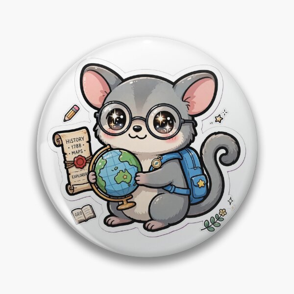 Item preview, Kawaii History Sugar Glider Explorer Globe designed and sold by Wildlife-Walk.
