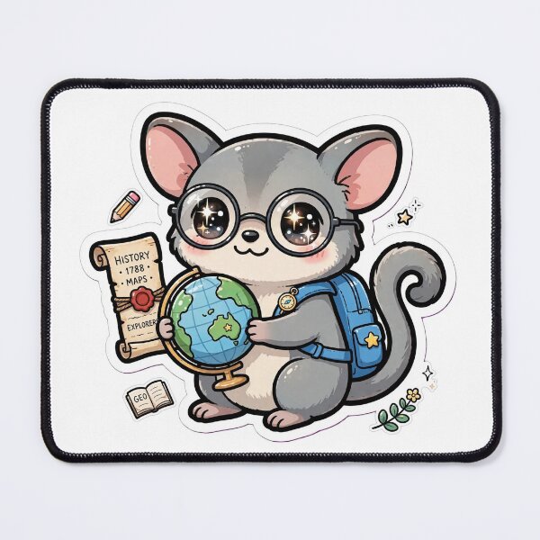 Item preview, Kawaii History Sugar Glider Explorer Globe designed and sold by Wildlife-Walk.