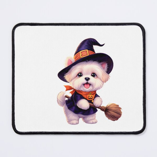 Item preview, Cute Halloween Maltese Dog Art designed and sold by Kedspicedesign.