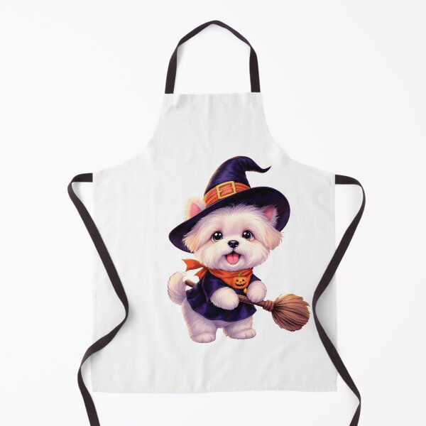 Item preview, Cute Halloween Maltese Dog Art designed and sold by Kedspicedesign.