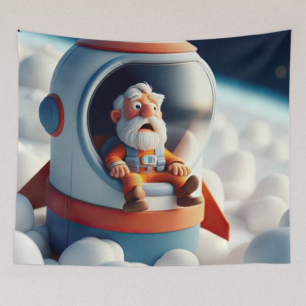 Item preview, Old Fart as an Astronaut designed and sold by Colin Bentham.