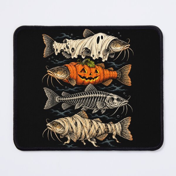Item preview, Halloween Catfish Ghost Pumpkin Skeleton Mummy Costume designed and sold by alanxgoldberger.