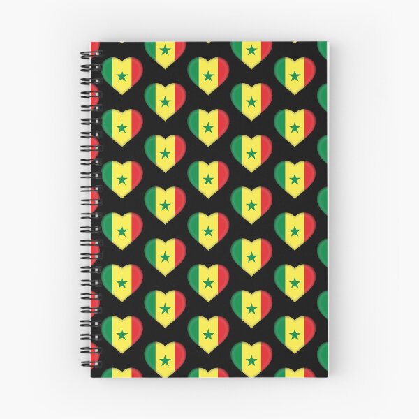 Item preview, Senegalese 3D Flag Heart National Symbol for Expat Style designed and sold by YAZ.