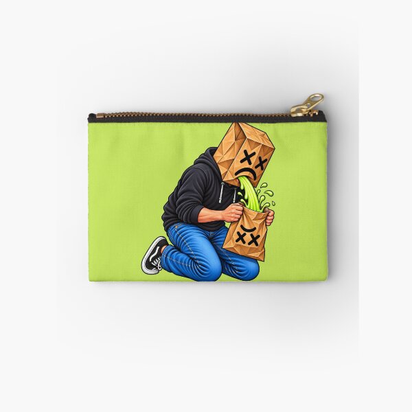 Item preview, Paper Bag Head Vomiting Into a Paper Bag designed and sold by RockyMemes.