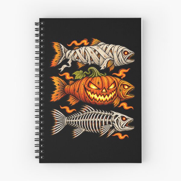 Item preview, Halloween Fish Ghost Pumpkin Skeleton Mummy Fishing designed and sold by alanxgoldberger.