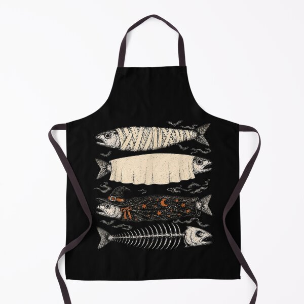 Item preview, Halloween Fish Ghost Pumpkin Skeleton Mummy designed and sold by alanxgoldberger.