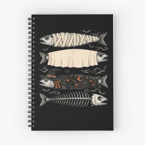 Item preview, Halloween Fish Ghost Pumpkin Skeleton Mummy designed and sold by alanxgoldberger.