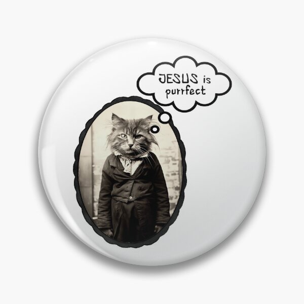 Item preview, JESUS is purrfect designed and sold by a peace of heaven.