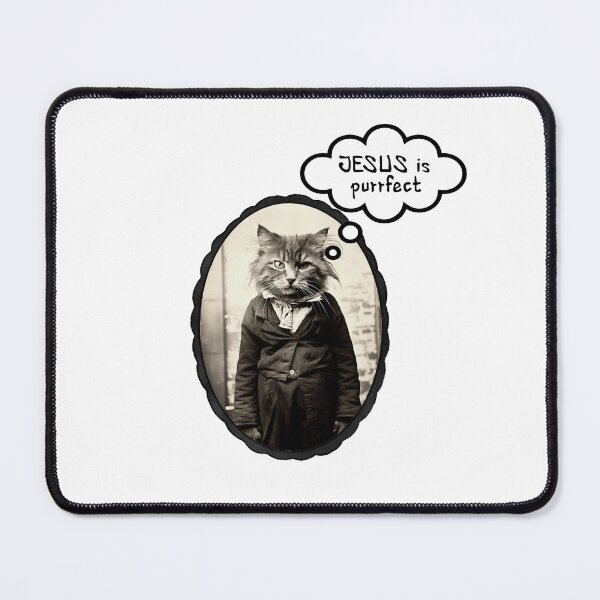 Item preview, JESUS is purrfect designed and sold by a peace of heaven.