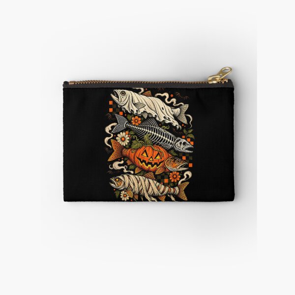 Item preview, Halloween Fish Trout Spooky Pumpkin Mummy Skeleton Ghost designed and sold by alanxgoldberger.