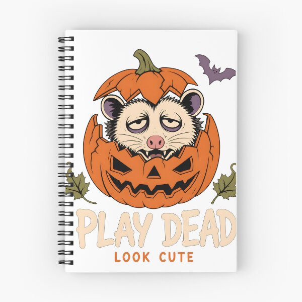 Item preview, Play Dead Look Cute Halloween Opossum Jack O Lantern designed and sold by calicito.
