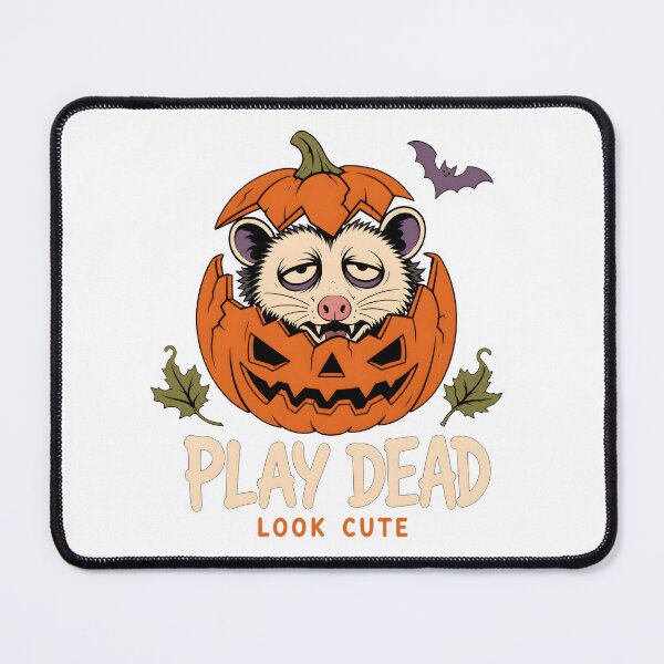 Item preview, Play Dead Look Cute Halloween Opossum Jack O Lantern designed and sold by calicito.