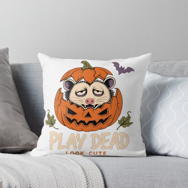 Item preview, Play Dead Look Cute Halloween Opossum Jack O Lantern designed and sold by calicito.