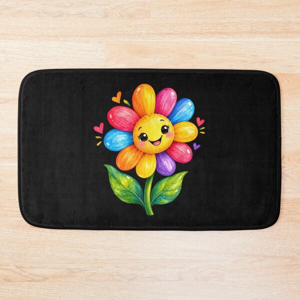 Item preview, Cute Smiling flower designed and sold by trendspatterns.