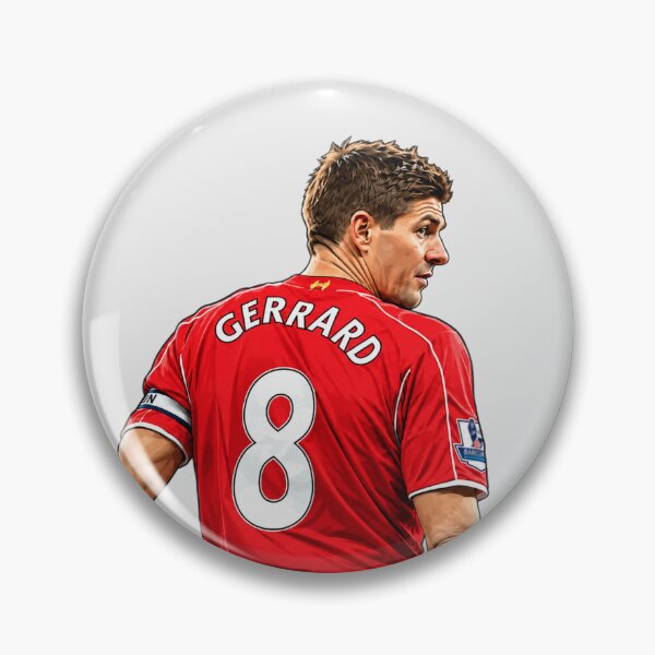 Item preview, Steven Gerrard Liverpool 8 designed and sold by VRedBaller.