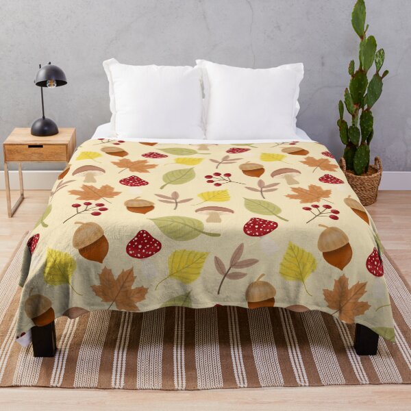 Item preview, Cozy Autumn Nature Pattern designed and sold by Becky-Marie.