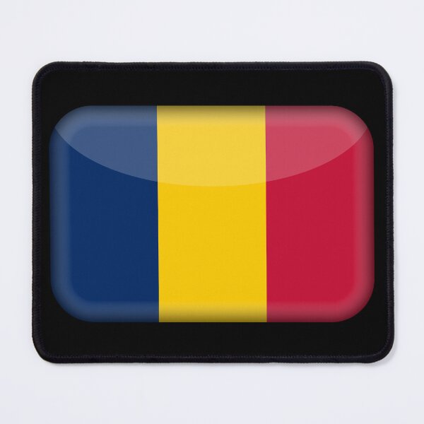 Item preview, Chadian 3D Flag Cultural Identity & Expat Style designed and sold by YAZ.