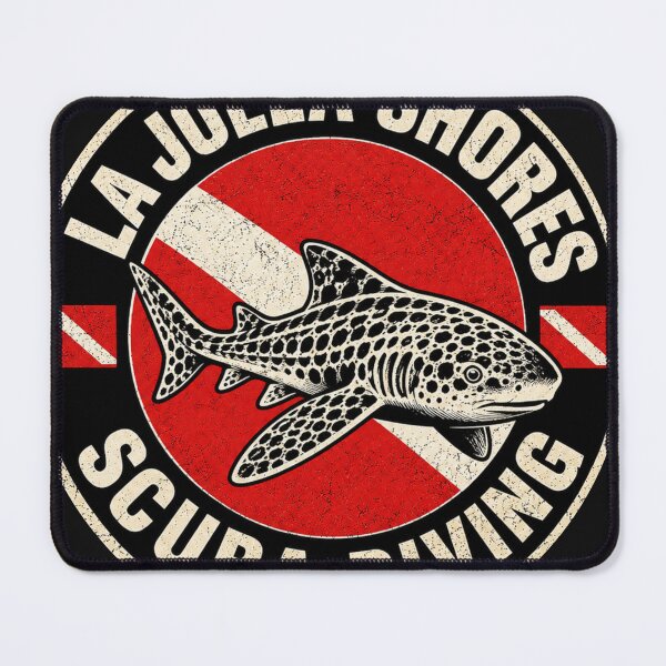 Item preview, Scuba diving in La Jolla Shores, with leopard sharks designed and sold by Peycer.