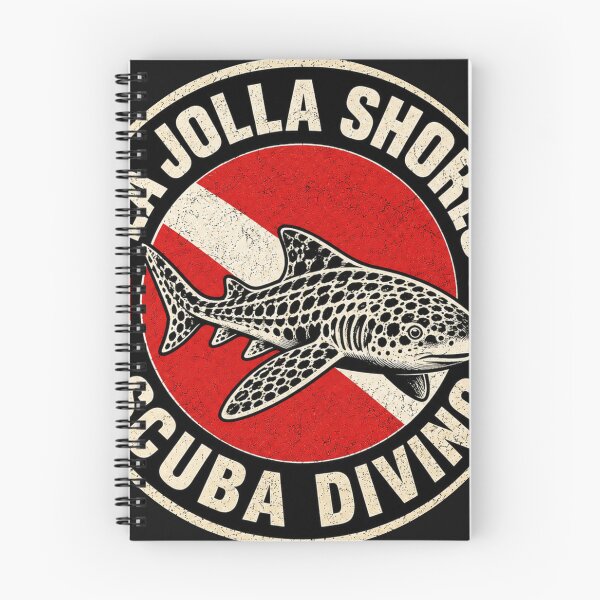 Item preview, Scuba diving in La Jolla Shores, with leopard sharks designed and sold by Peycer.