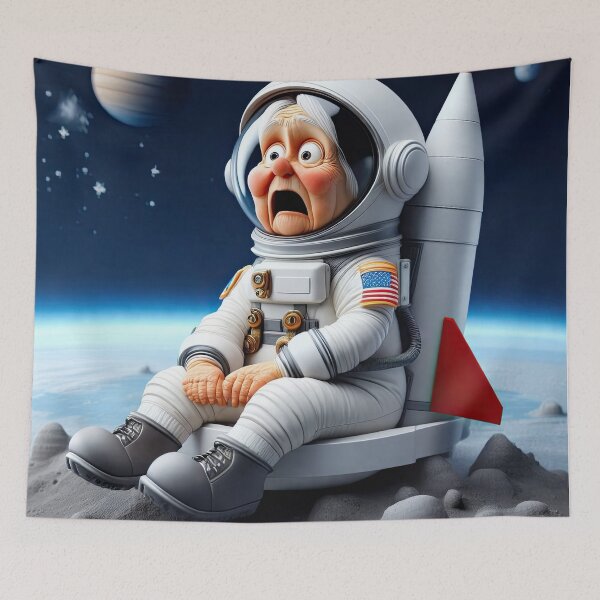 Item preview, Old Fart as an Astronaut designed and sold by Colin Bentham.
