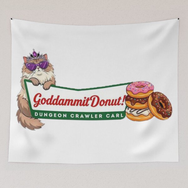 Item preview, Vintage Goddammit Donut Dungeon Crawler Carl designed and sold by FredyCarls.