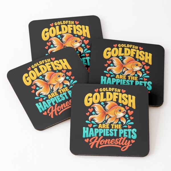 Item preview, Goldfish Are the Happiest Pets Goldfish Lovers Aquarium T-Shirt – Goldfish Lover Gift, Aquarium Graphic Tee designed and sold by Trendably.