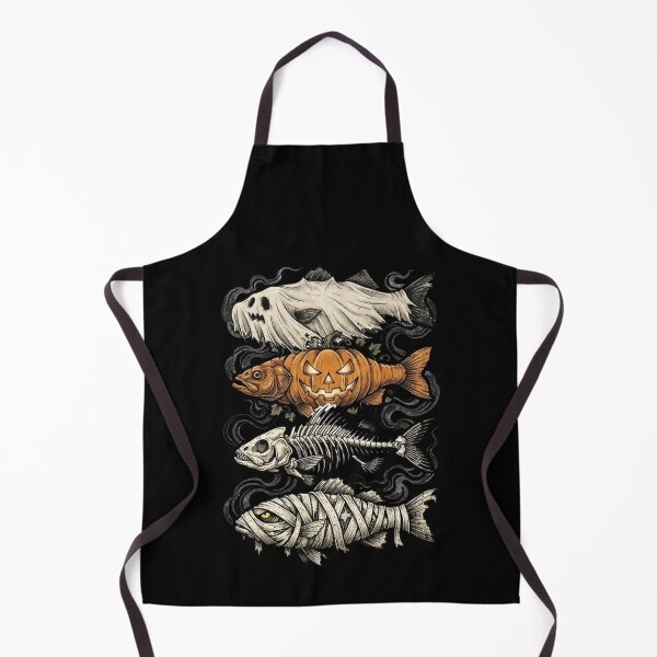 Item preview, Halloween Trout Fish Ghost Pumpkin Skeleton Mummy Fishing designed and sold by alanxgoldberger.