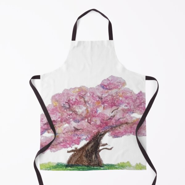 Item preview, Cherry Blossom Tree - Pink Sakura Oil Pastel Art designed and sold by MOE'S LITTLE GALLERY.