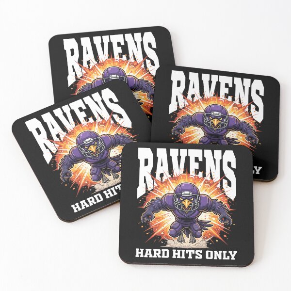 Item preview, RAVENS HARD HITS ONLY - BAL RAVENS designed and sold by KEF Custom.