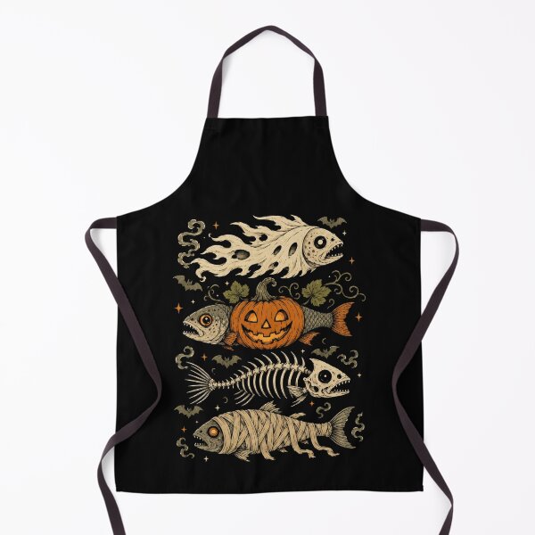 Item preview, Halloween Trout Fish Ghost Pumpkin Skeleton Mummy designed and sold by alanxgoldberger.