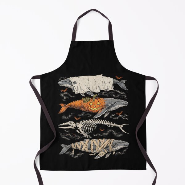 Item preview, Halloween Whale Fish Ghost Pumpkin Skeleton Mummy Vintage designed and sold by alanxgoldberger.
