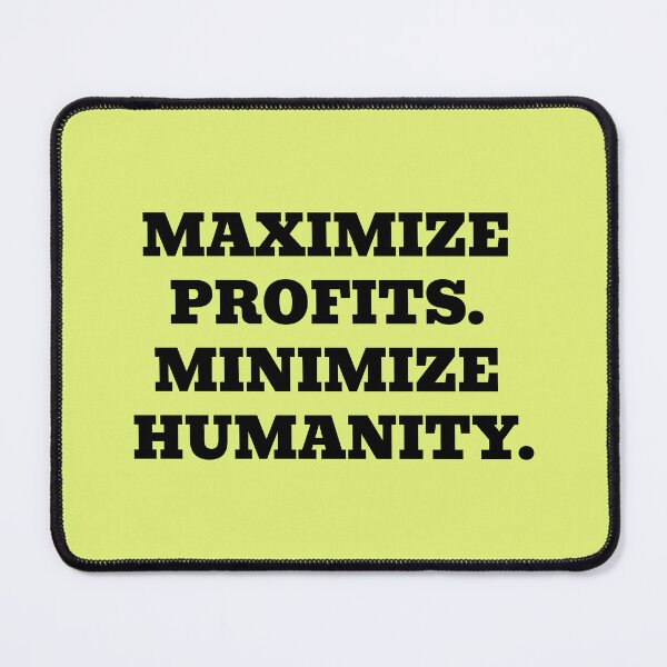 Item preview, Copy of Shareholder Value Human Cost designed and sold by WakeNBake-Tees.